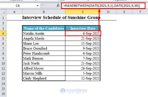 How to use RANDBETWEEN function in Excel.